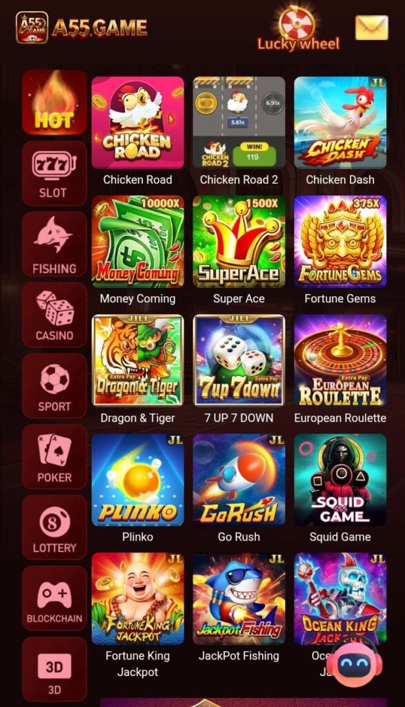 A55 App best games