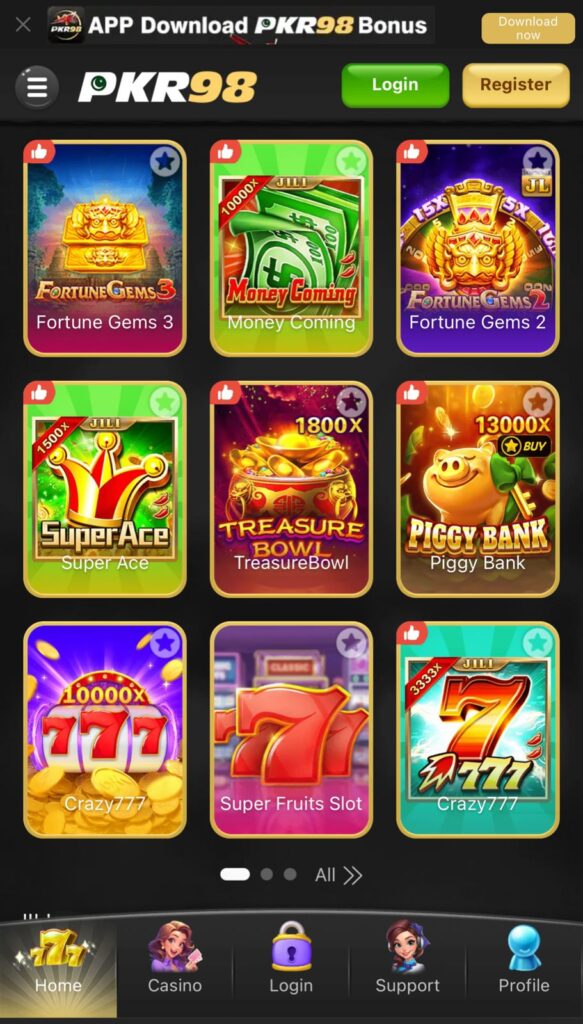PKR98 Game list